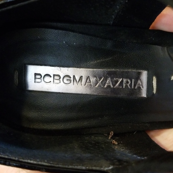 BCBG Leopard Print PeepToes - Picture 5 of 7